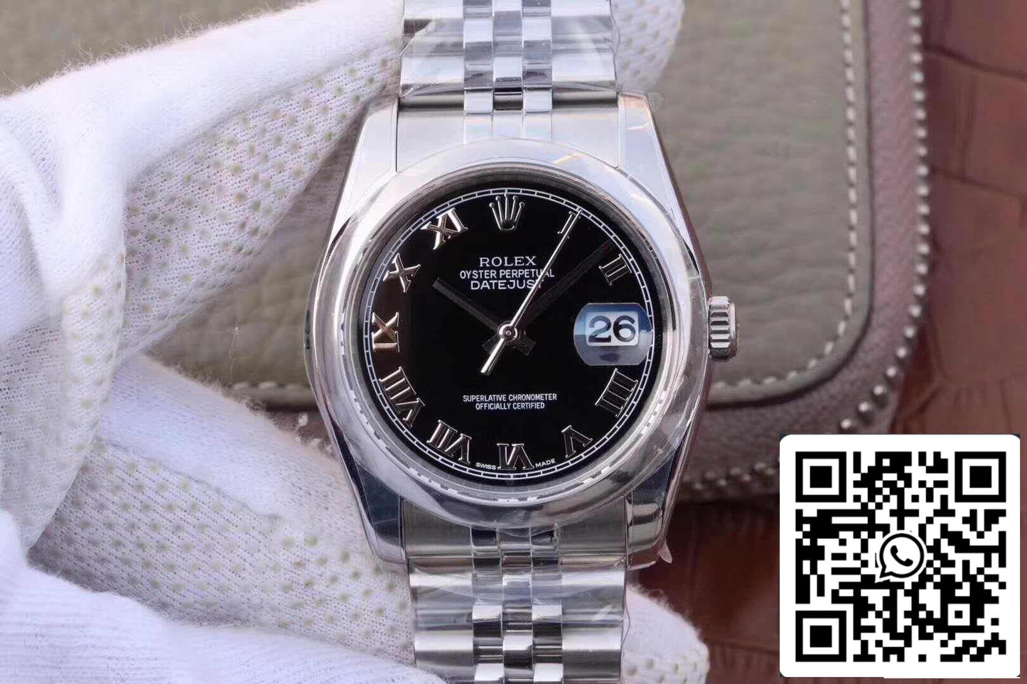 Rolex Datejust 36mm 116234 AR Factory 1:1 Best Edition svizzero ETA3135 quadrante nero