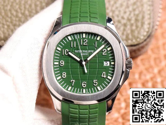 Patek Philippe Aquanaut 5168G 1:1 Mejor edición ZF esfera verde de fábrica Swiss Cal.324 SC