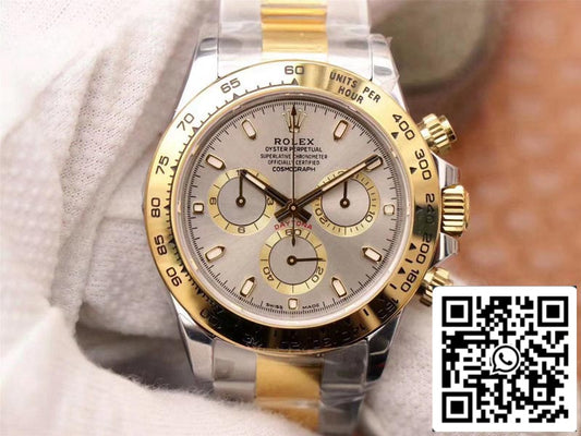 Rolex Daytona Cosmograph M116503-0002 1:1 Mejor Edición Noob Factory Esfera Gris Suizo ETA4130