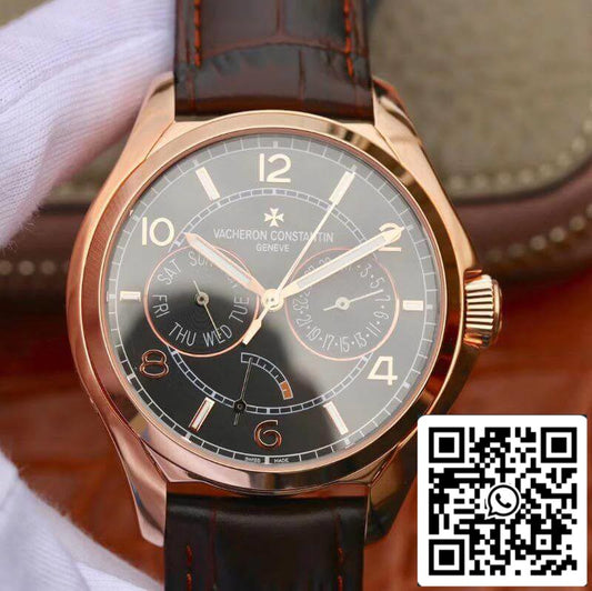 Vacheron Constantin FiftySix Day-Date 4400E/000R/B436 Cassa in oro rosa da 40 mm 1:1 Miglior edizione svizzera ETA2475