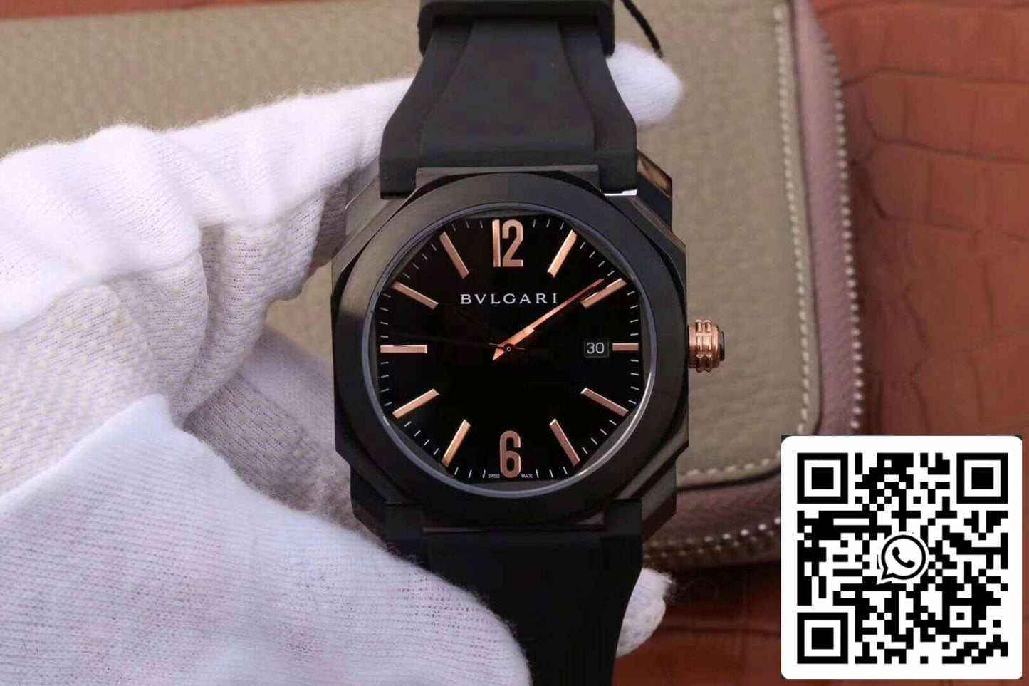 Bvlgari Octo 102581 BGO41BBSVD 1:1 Mejor edición esfera negra