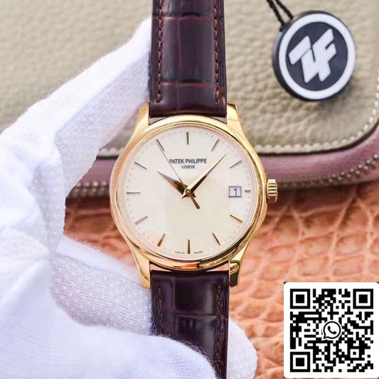 Patek Philippe Calatrava 5227J-001 ZF Factory 1:1 Best Edition 18K Yellow Gold Case Swiss Cal.324 SC