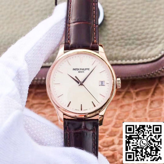 Patek Philippe Calatrava 5227R-001 ZF Factory 1:1 Best Edition Cassa in oro rosa 18 carati svizzero Cal.324 SC