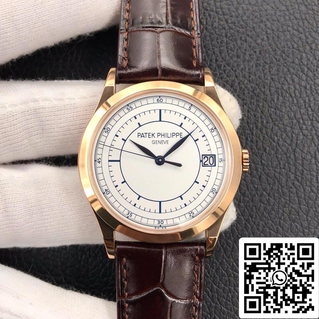 Patek Philippe Calatrava 5296R-001 1:1 Best Edition ZF Factory quadrante bianco in oro rosa