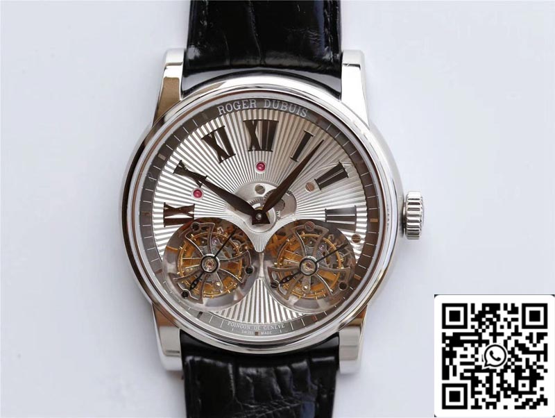 Roger Dubuis Hommage RDDBHO0562 1:1 Mejor Edición JB Factory Esfera Plata Suiza RD100