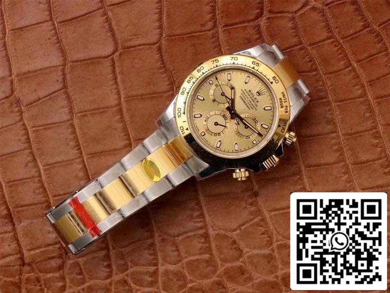 Rolex Daytona Cosmograph M116503-0003 1:1 Best Edition Noob Factory Gold Dial Swiss ETA4130