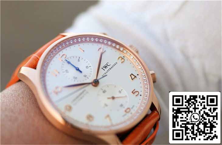 IWC Portuguese ZF Factory 1:1 Best Edition Orange Strap