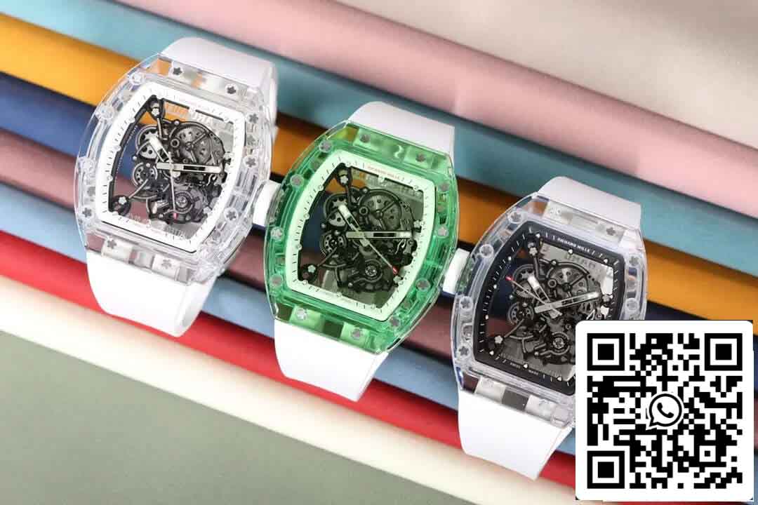 Richard Mille RM055 La mejor correa de caucho RM Factory edición 1:1