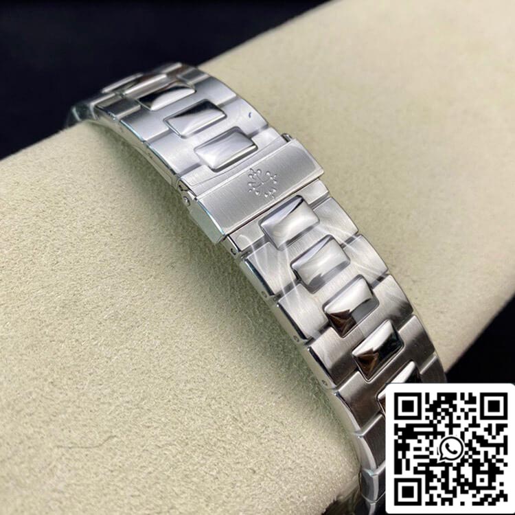 Patek Philippe Nautilus 5713/1G-010 1:1 Mejor Edición PPF Factory V4 Esfera Blanca Suiza ETA324