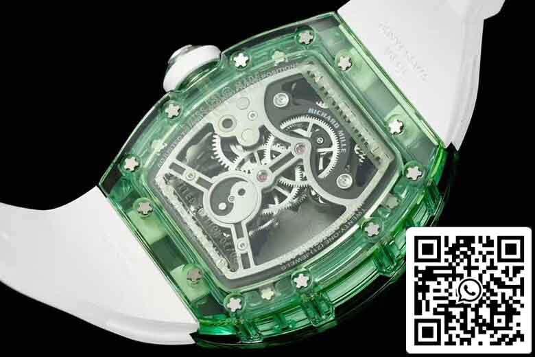 Richard Mille RM26-01 Tourbillon Miglior quadrante scheletrato verde fabbrica RM edizione 1: 1