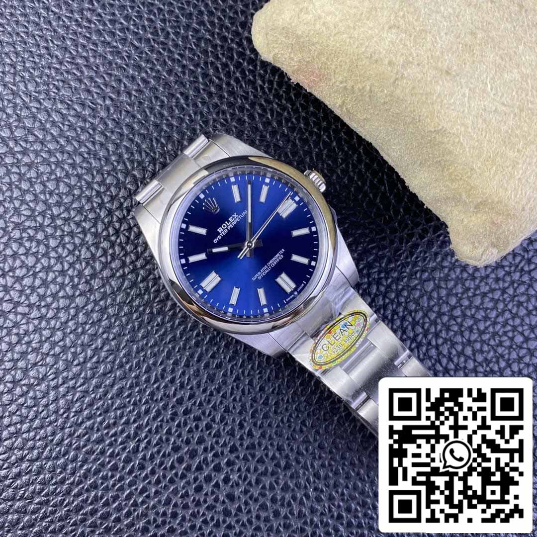 Rolex Oyster Perpetual M124300-0003 41MM 1:1 Best Edition Clean Factory Blue Dial