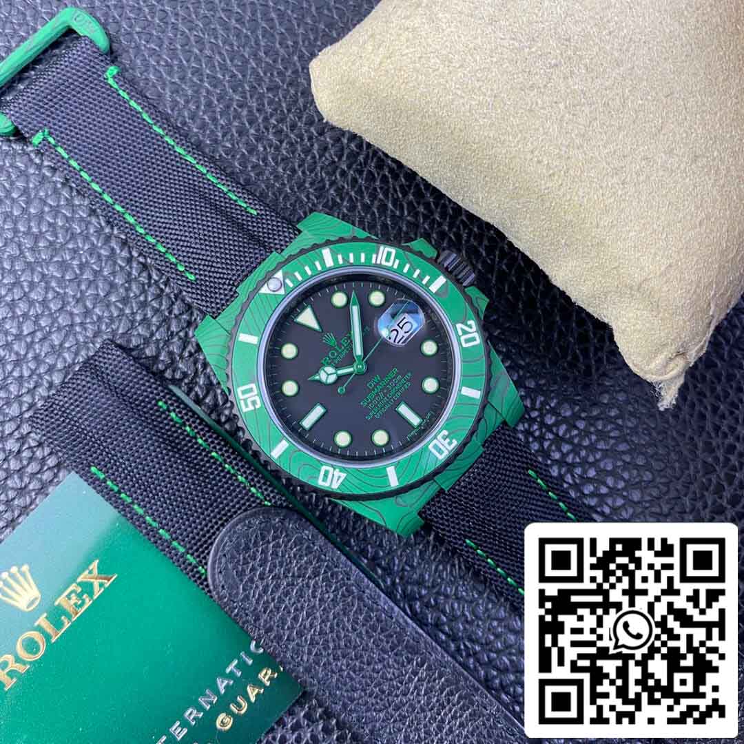 Replica Rolex Submariner VS Factory Green Carbon Fiber Bezel