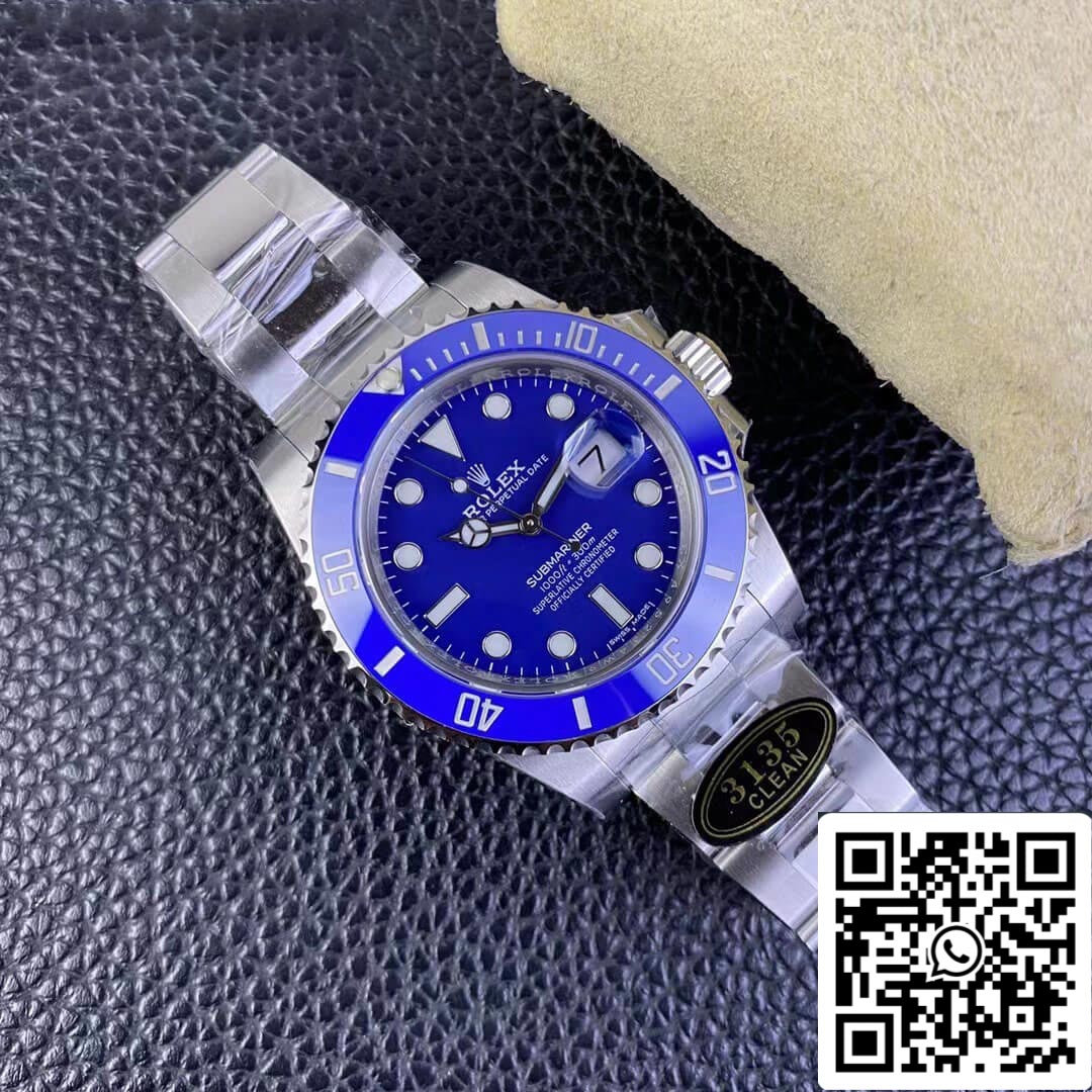 Rolex Submariner 116619LB-97209 40MM 1:1 Best Edition Clean Factory V5 quadrante blu