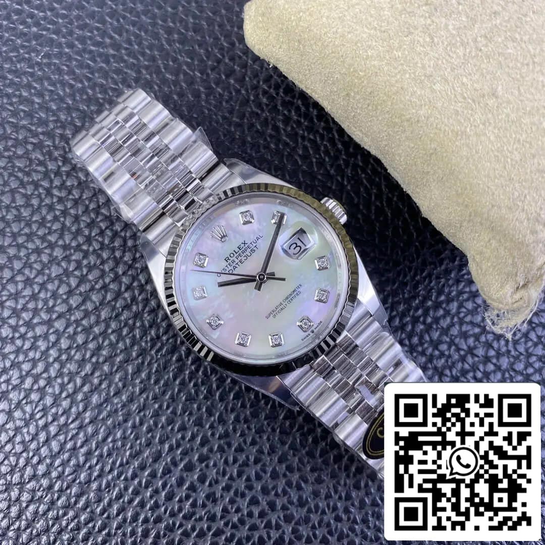 Rolex Datejust M126234-0019 36MM 1:1 Mejor edición Clean Factory Acero inoxidable