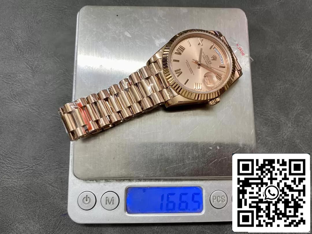 Rolex Day Date M228235-0001 1:1 Mejor edición GM Factory Rose Gold V2