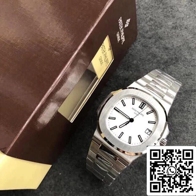 Patek Philippe Nautilus 5711/1A-011 1:1 Best Edition PPF Factory V4 White Dial Swiss ETA324