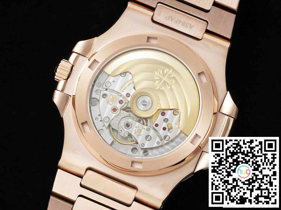 Patek Philippe Nautilus 5711 1:1 Mejor edición GR Factory Bisel de diamantes en oro rosa