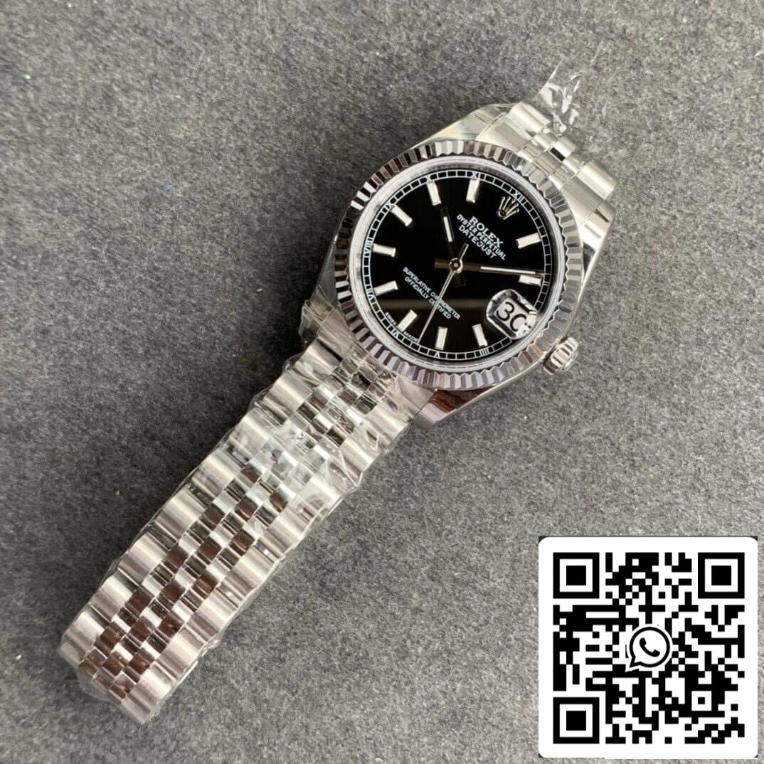 Rolex Datejust M178274-0004 1:1 Mejor edición GS Factory esfera negra