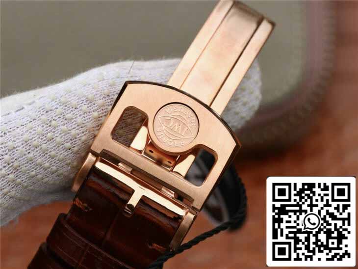 IWC Tourbillon portugués IW546302 1:1 Mejor edición ZF Factory esfera plateada