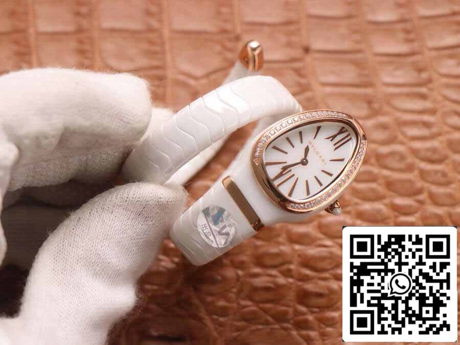 Bulgari Serpenti 102613 1:1 Best Edition BV Factory quadrante bianco