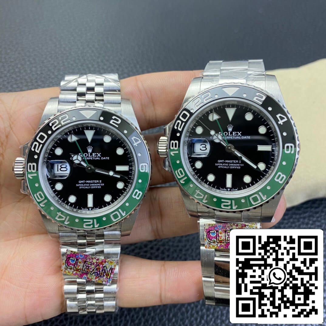 Rolex GMT Master II M126720VTNR-0001 1:1 Mejor edición Clean Factory esfera negra