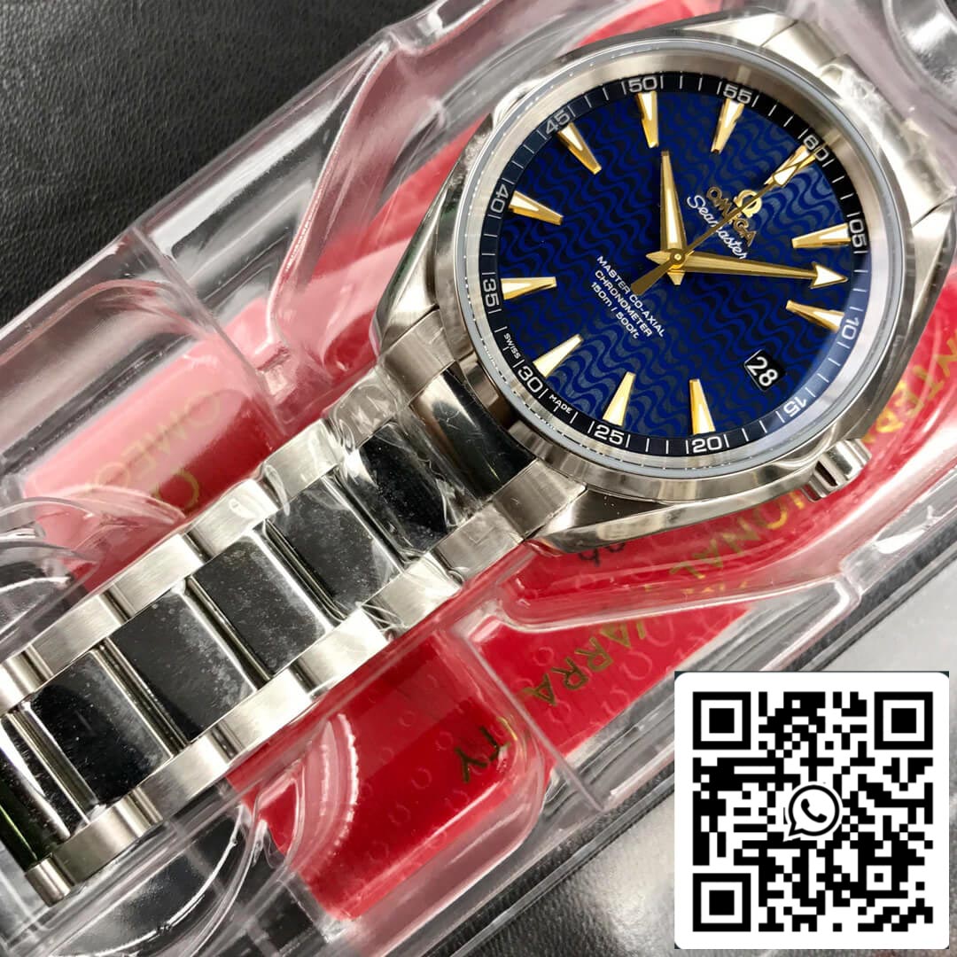 Omega Seamaster Aqua Terra 150M 1:1 Best Edition Rio Olympic Special Edition VS Factory Blue Dial