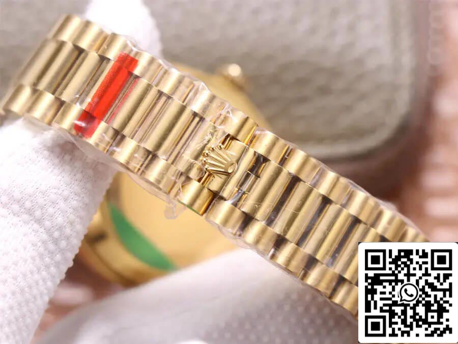 Rolex Day Date M228348RBR-0008 1:1 Mejor edición EW Factory Oro amarillo de 18 quilates