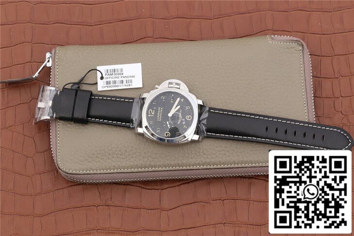 Panerai Luminor PAM00359 1:1 Best Edition VS Factory Black Dial