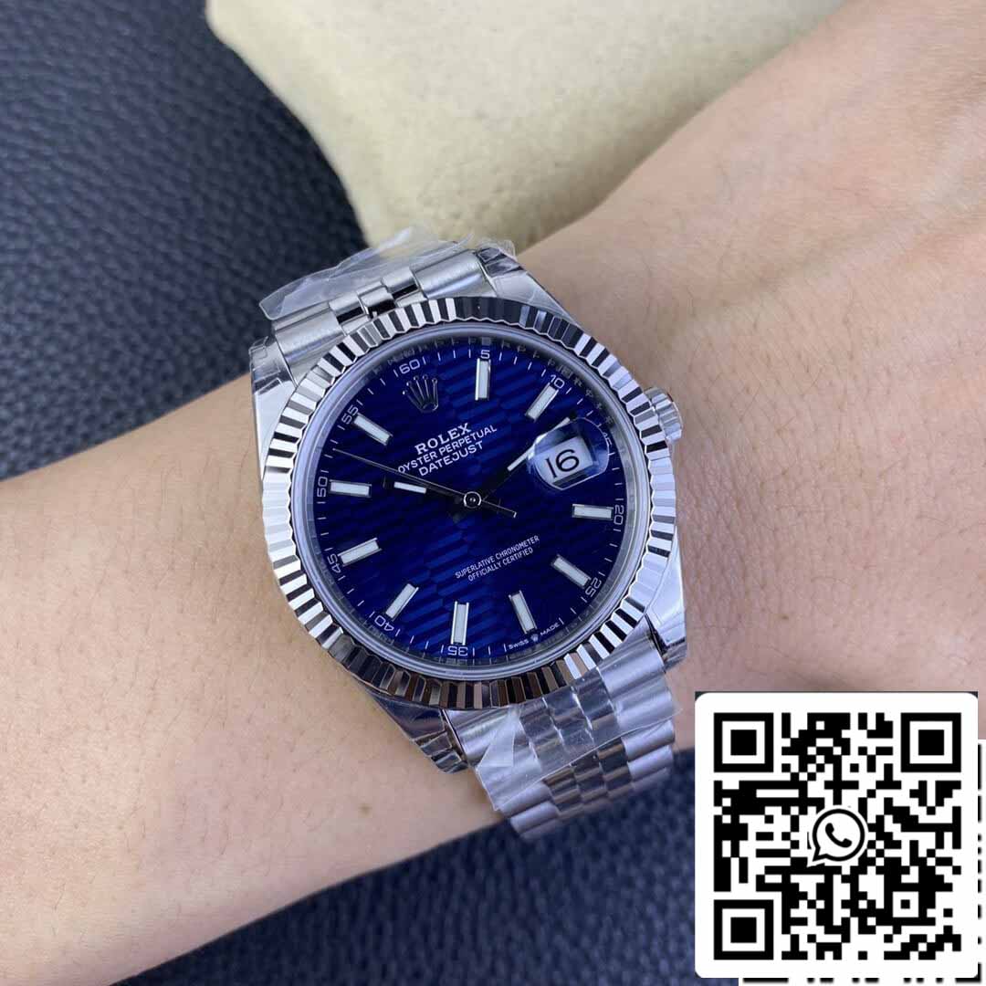 Rolex Datejust M126334-0032 41MM 1:1 Mejor edición VS Acero inoxidable de fábrica