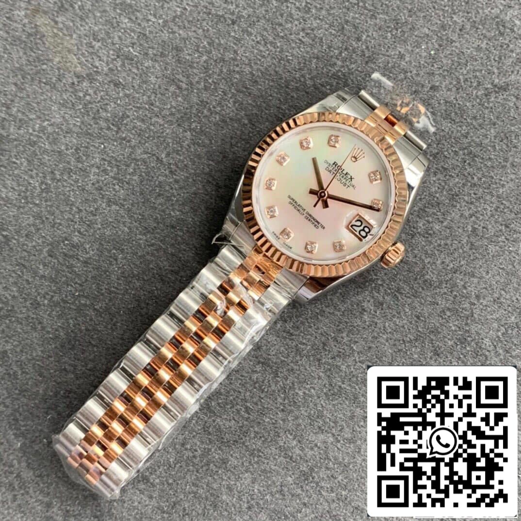 Rolex Datejust M278271-0026 1:1 Best Edition GS Factory in oro rosa