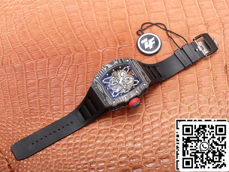 Custodia in fibra di carbonio ZF Factory Richard Mille RM35-02 1: 1 Best Edition