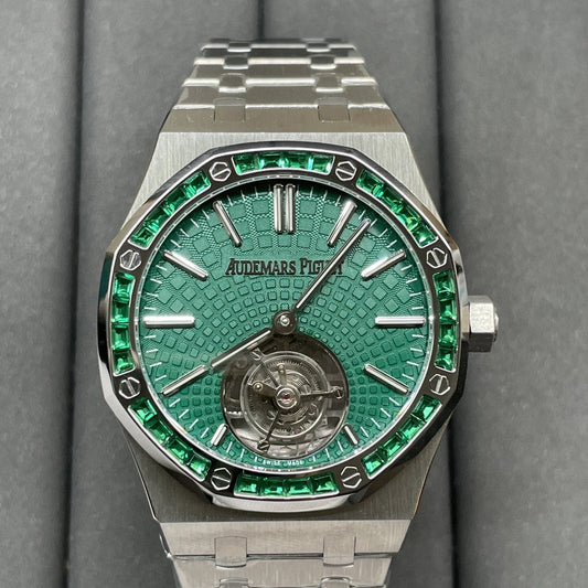 Audemars Piguet Royal Oak Tourbillon 26532IC.EE.1220TI.01 1:1 Best Edition R8 Factory Green Dial