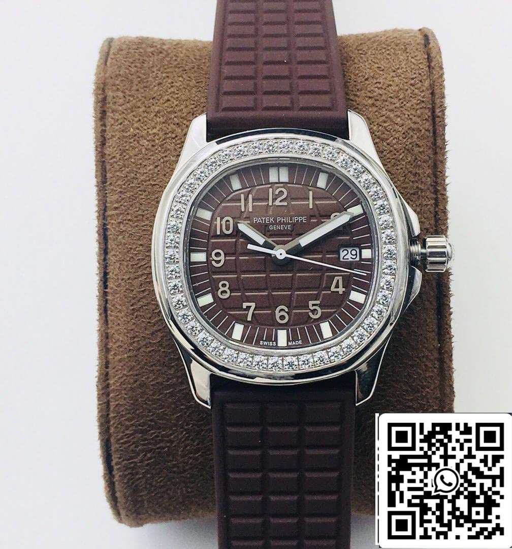 Patek Philippe Aquanaut 5067A-023 Movimiento de cuarzo 1:1 Mejor edición PPF Factory Correa marrón