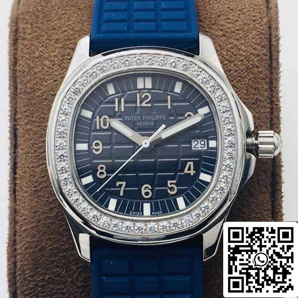 Patek Philippe Aquanaut 5067A-025 Movimento al quarzo 1:1 Migliore edizione PPF Quadrante blu di fabbrica