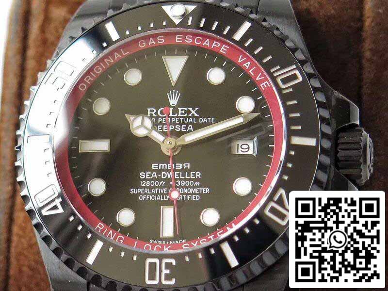 Rolex Sea-Dweller 116660 VR Factory 1:1 Best Edition svizzero ETA2836 quadrante nero