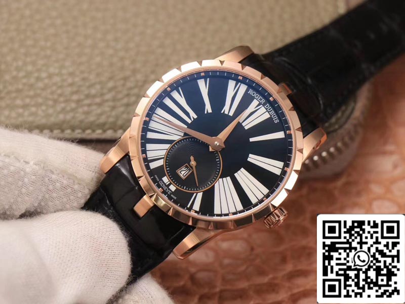 Roger Dubuis Excalibur DBEX0537 1:1 Mejor Edición PF Factory Oro Rosa Suizo ETA9015