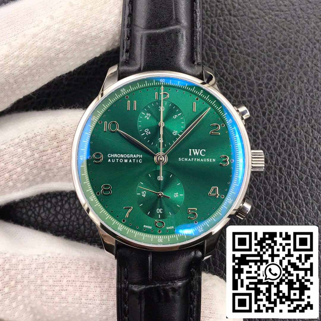 IWC Portugieser IW371615 1:1 Mejor Edición ZF Factory Esfera Verde