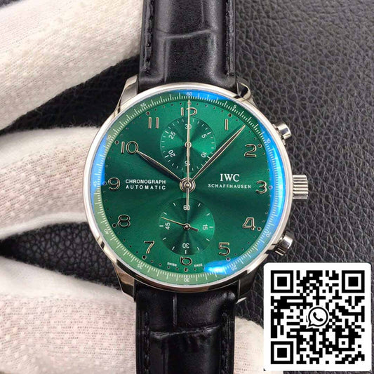 IWC Portugieser IW371615 1:1 Best Edition ZF Factory quadrante verde