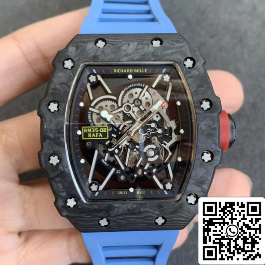 Richard Mille RM35-02 1:1 Caja de fibra de carbono KV Factory V3 Best Edition