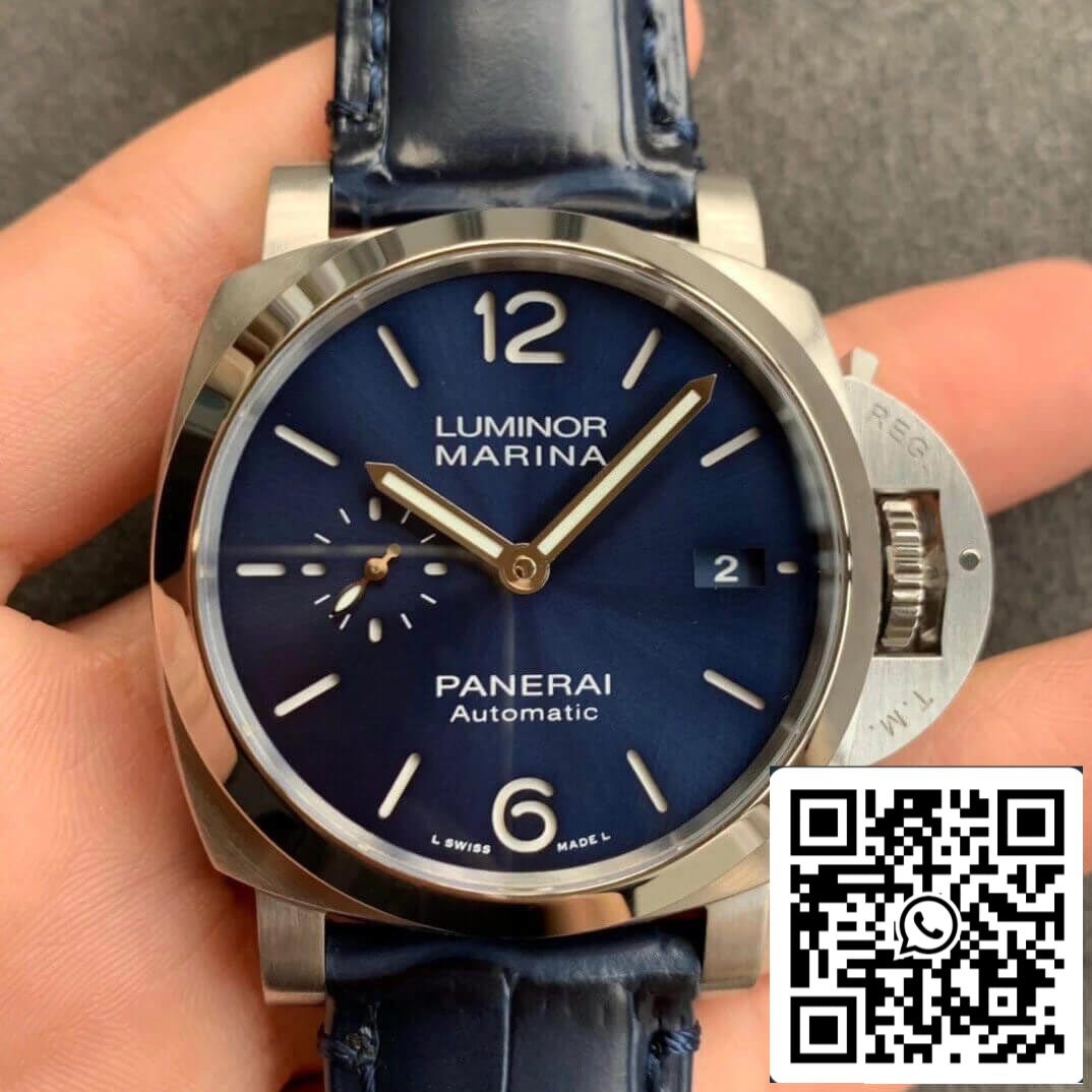 Panerai Luminor PAM01393 1:1 Best Edition VS quadrante blu di fabbrica