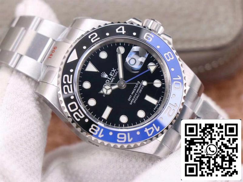 Rolex GMT Master II 116710BLNR-78200 1:1 Miglior Edizione Noob Factory V11 Blue Needle Svizzero ETA3186