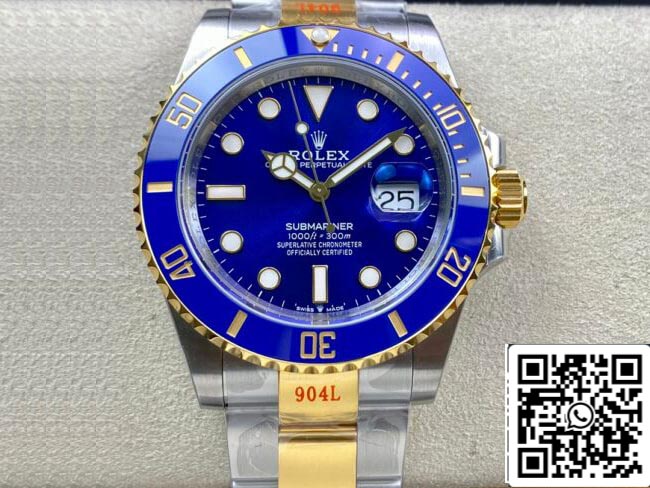 Rolex Submariner M126613LB-0002 41MM 1:1 Mejor Edición VS Esfera Azul de Fábrica