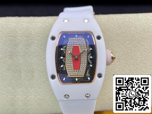 Richard Mille RM 07-01 Quadrante con diamanti di fabbrica RM della migliore edizione 1: 1