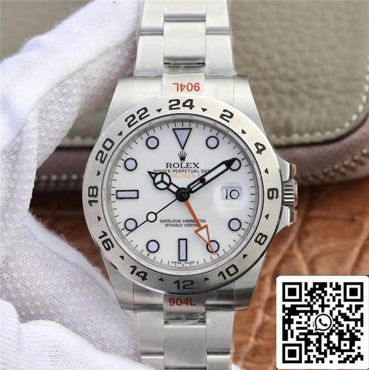 Rolex Explorer M216570-0001 1:1 Mejor edición GM Factory V4 esfera blanca