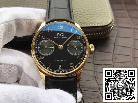 IWC Portugieser IW500101 1:1 Mejor edición ZF Factory esfera negra