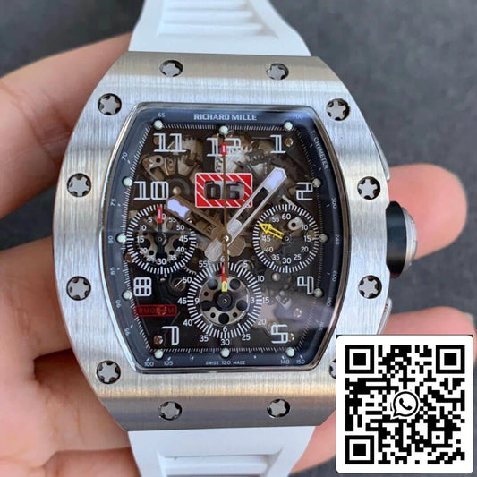 Richard Mille RM11-03 1:1 Best Edition KV Factory Carbon Fiber Red Strap