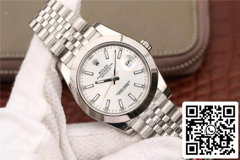 Rolex Datejust 116200 EW Orologi meccanici di fabbrica 1:1 Migliore edizione svizzera ETA2836 Quadrante argento