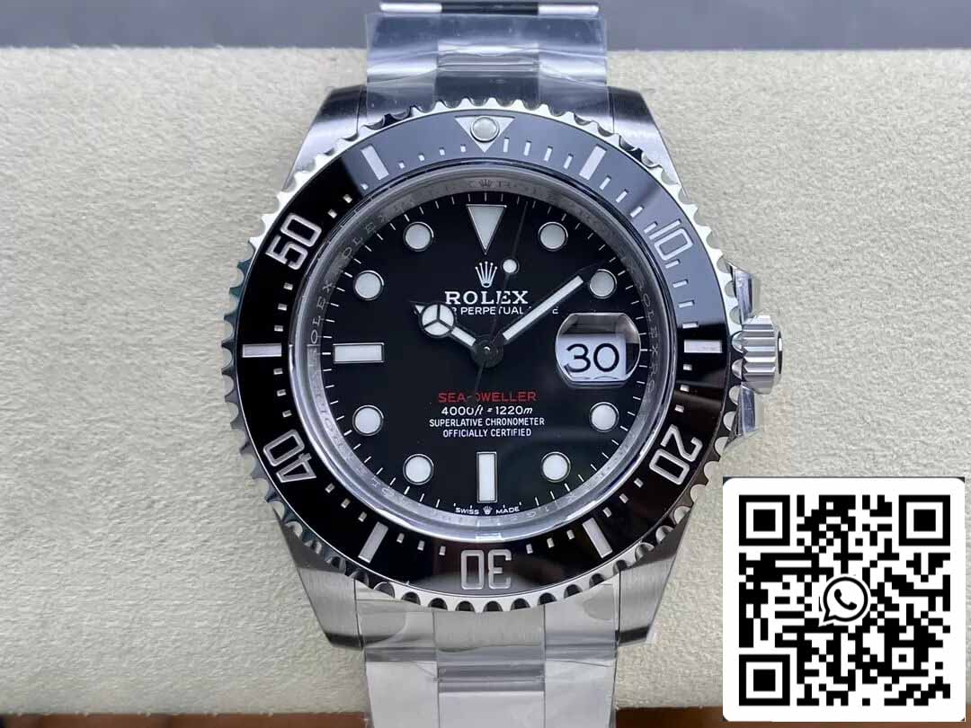 Rolex Sea Dweller M126600-0002 1:1 Best Edition VS Factory quadrante nero