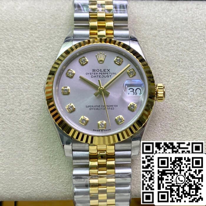 Rolex Datejust M278273-0020 31MM 1:1 Best Edition EW Factory quadrante argento