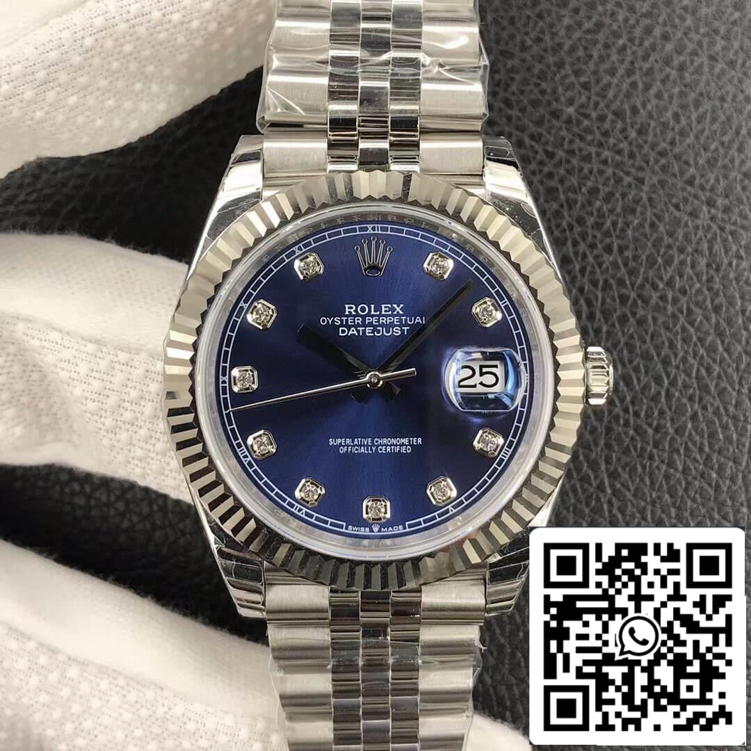 Rolex Datejust M126234-0037 1:1 Mejor edición EW Factory esfera azul